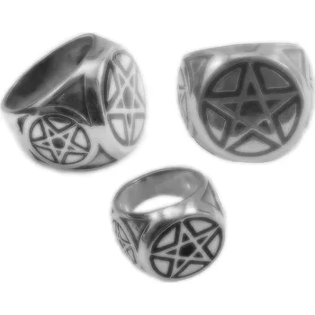 Prsten River Šperky. Prsten. 9923607 River Šperky. Prsten z chirurgické oceli, Pentagram. 9923607