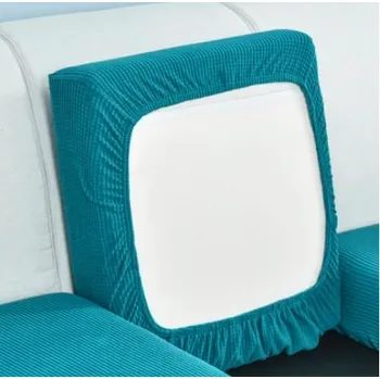 Napínací potah Elastické ochranné potahy na sedáky pohovek Barva: Azurově modrá, Velikost: Normal (S)