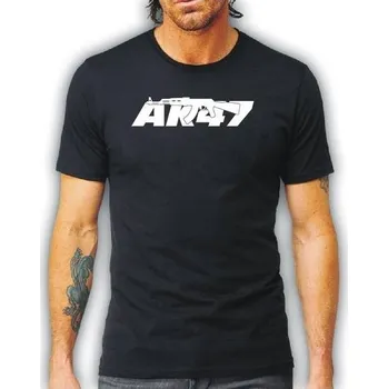 Pánské tričko pánské tričko AK 47 M Bílá