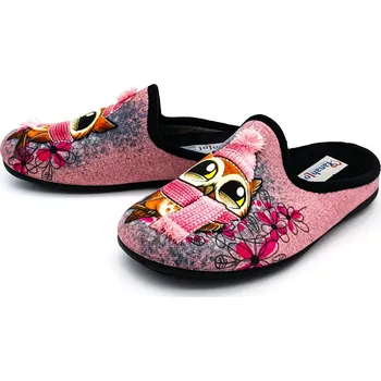 Dámské pantofle Dámská domácí obuv IE5553945-00182 SHOESY růžová Barva: růžová, Velikost: 39