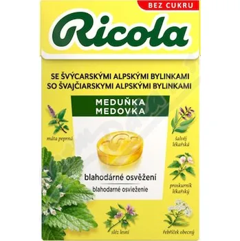 Bonbon RICOLA Meduňka bez cukru 40g