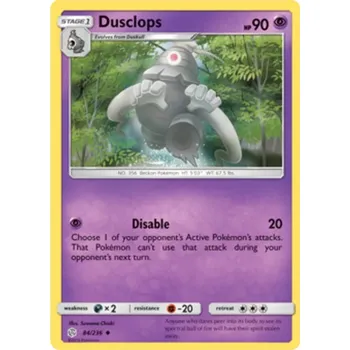 Sběratelská karetní hra Dusclops 084/236 - Cosmic Eclipse Typ karty: Non-Holo