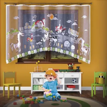 Záclona Dětské Záclony Farma (Z)
