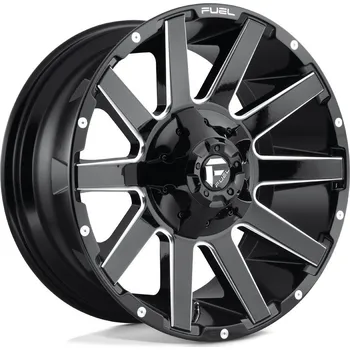 Alu kolo Fuel D615 CONTRA disk 20x9 8x170 125.1 ET20, Gloss black