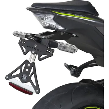 BARRACUDA - Itálie Kawasaki Z 900 držák registrační značky Barracuda, pro originální blinkry