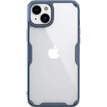 Pouzdro na mobilní telefon Nillkin Nature Pro TPU pouzdro pro Iphone 15 Plus transparentní-modré