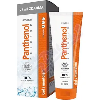 Přípravek po opalování Panthenol 10%Swiss PREMIUM gel s mentolem 100+25ml