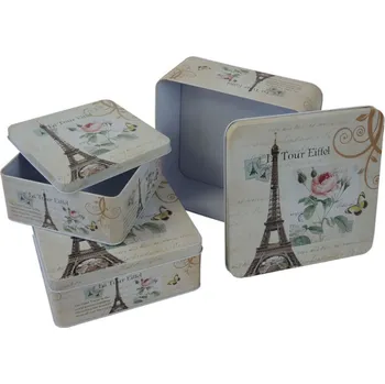 Dóza na potraviny Maják Dóza (3ks set) 21cm Paříž sada