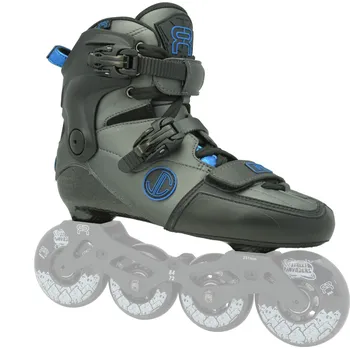 Kolečkové brusle FR SL SEVEN (pouze boty) Velikost Bruslí: 47, Jednobarevné: Šedá