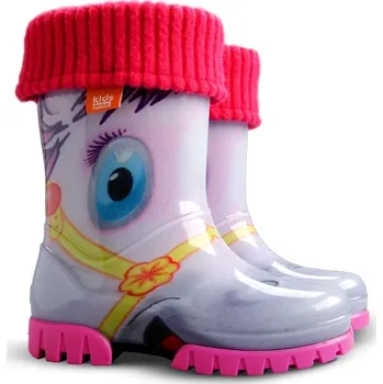 Dětská móda Dětské holinky Demar TWISTER LUX PRINT ha pony