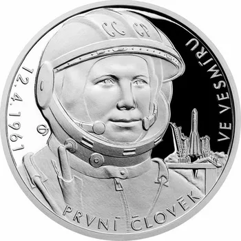 Sběratelství 2021 - Stříbrná mince První člověk ve vesmíru - Sluneční soustava 2 NZD