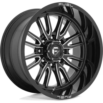 Alu kolo Fuel D761 CLASH disk 22x12 8x165.1 125.1 ET-44, Gloss black