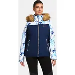 Kilpi LENA-W Dámská vyhřívaná lyžařská bunda UL0109KI Tmavě modrá 40