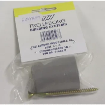 dveřní zarážka Trelleborg dveřní zarážka 50 x 38 mm šedá
