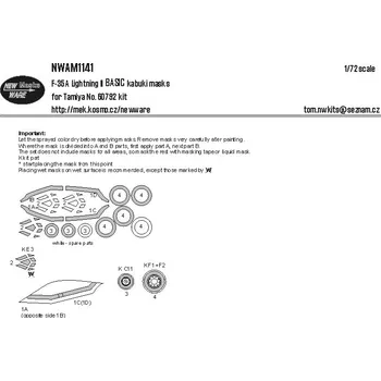 Plastikový model 1/72 Mask F-35A Lightning II BASIC (TAM 60792)