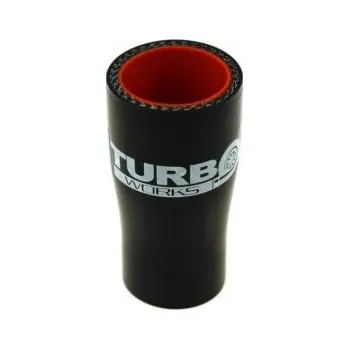 Zapalovací a žhavicí svíčka TurboWorks Silikónová Redukčná spojka TurboWorks Pro Black - 28 na 32mm (1,1") na (1,25")