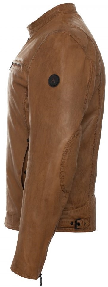 foto Pánská casual bunda DNR Pánská kožená bunda 52360 koňaková 58