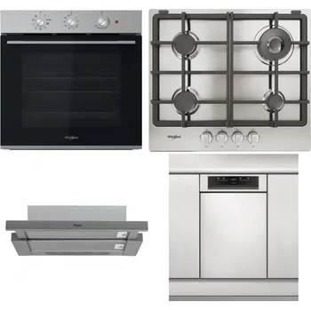 Set domácích spotřebičů WHIRLPOOL OMK38HU0X + WHIRLPOOL TGML 661 IX R + WHIRLPOOL AKR 749/1 IX + WHIRLPOOL WSBO 3O34 PF X