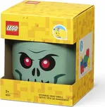 LEGO Box hlava kostlivec S zelený
