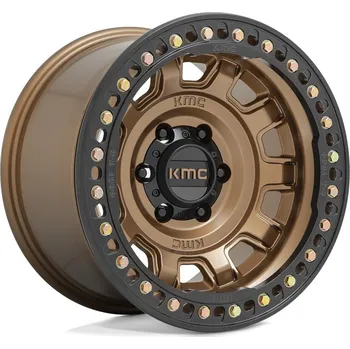 Alu kolo KMC KM236 TANK BEADLOCK disk 17x9 5x127 71.5 ET-15, Matte bronze