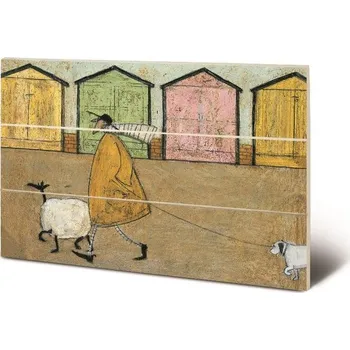 Obraz Dřevěný obraz Sam Toft - Along the Prom