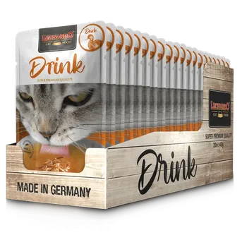Leonardo DRINK MULTIPACK kuřecí polévka s KACHNOU pro kočky 20x40 g