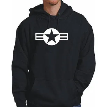 Pánská mikina mikina s kapucí ARMY STAR Černá XL