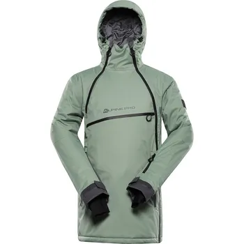 Pánská lyžařská bunda s membránou ALPINE PRO OMEQ, zelená - L