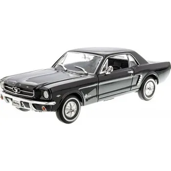 autíčko Welly Ford Mustang Coupe 1964, Černý 1:24