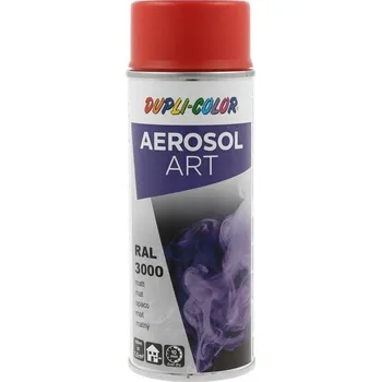 Barva ve spreji Dupli Color ART RAL 3000 Ohnivě červená matná barva ve spreji 400 ml