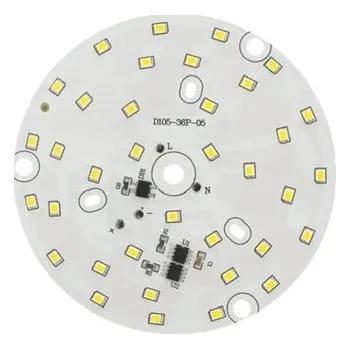 Žárovka LED modul kulatý 15W, ⌀105mm, 220-240V AC Studená bílá (6000-6500K)
