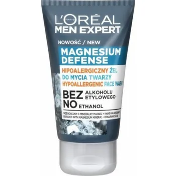 Masážní přístroj L Oreal Paris LOREAL_Men Expert Magnesium Defense Face Wash hypoalergenní čisticí gel na obličej 100 ml