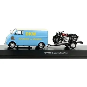 autíčko Schuco DKW SCHNELLLASTER S PŘÍVĚSEM A DKW RT 125 A DKW RT 350 L.E. 1000 PCS. 450238800
