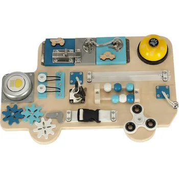 Activity board Smyslová manipulační deska Buso KX4866 modrá