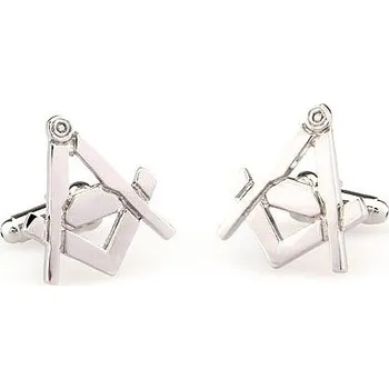 Manžetový knoflíček Manžetové knoflíčky Zednář Stříbrná