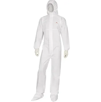 Jednorázový oděv Pracovní Jednorázová kombinéza Delta Plus Deltatek 6000 Barva: Bílá, Velikost: L