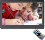 Fotorámeček 10,1", dálkové ovládání, podpora SD karet, černá