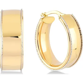 Náušnice Lillian Vassago Visací lesklé náušnice v kombinovaném zlatě LLV06-GER324