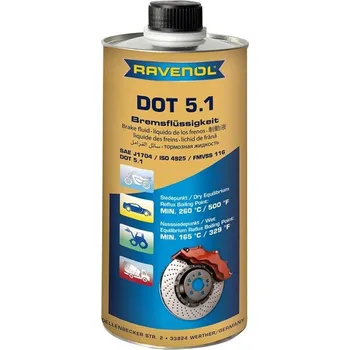 Brzdová kapalina Ravenol DOT 5.1 1L