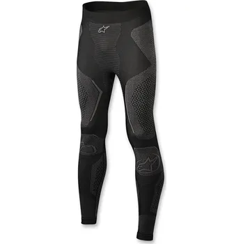 Bezešvé dlouhé termo kalhoty ALPINESTARS RIDE TECH TOP WINTER 4752217106, barva černá/šedá