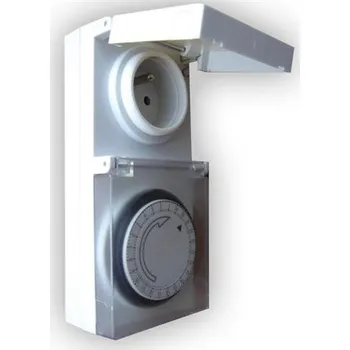 Spínací hodiny Spínací hodiny Solight DT31 venkovní, 24 h., 1 režim