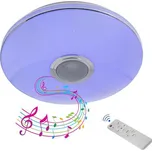 LED21 RGB LED stropní svítidlo 60W, 40cm - plafon s Bluetooth reproduktorem, CCT, stmívatelné a s dálkovým ovládáním,
