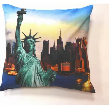 Povlak na dekorativní polštářek Apex® produktová řada 3D 3D povláček na polštářek Apex - New York - Povláček na polštářek