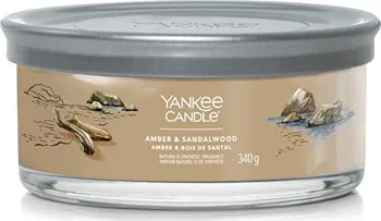 Svíčka Yankee Candle Signature Amber & Sandalwood