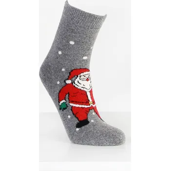 Dámské ponožky Pesail Vánoční thermo ponožky SDM05-2 Velikost: 40 - 43