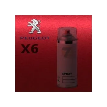 Autolak PEUGEOT X6 ROUGE ERYTHREE metalická barva Sprej 400ml