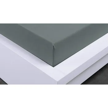 Prostěradlo Jersey prostěradlo Exclusive dvoulůžko - tmavě šedá 160x200 cm