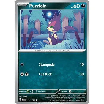 Karetní hra Purrloin 114/182 - Paradox Rift Typ karty: Reverse Holo