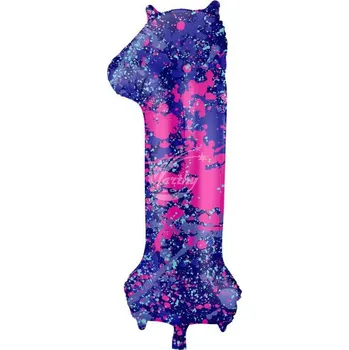 Zábavní pyrotechnika Fóliové číslo 1 - Paint splash 86 cm