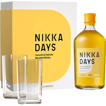 Whisky Nikka Days 40,0% 0,7 l (dárkové balení 2 sklenice)